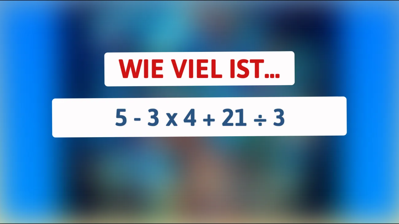 Nur für Mathematik-Genies: Kannst du dieses knifflige Rätsel lösen und die richtige Antwort finden?"